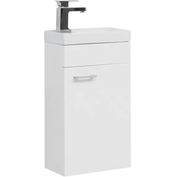 ТУМБА ПОД РАКОВИНУ AQUANET НОТА 40 R (MODUO) БЕЛЫЙ