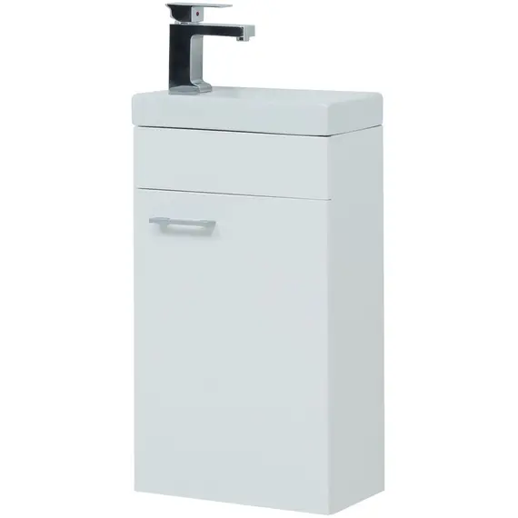 ТУМБА ПОД РАКОВИНУ AQUANET НОТА 40 R (MODUO) БЕЛЫЙ