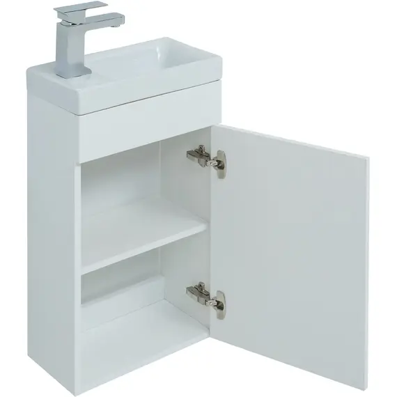 ТУМБА ПОД РАКОВИНУ AQUANET НОТА 40 R (MODUO) БЕЛЫЙ