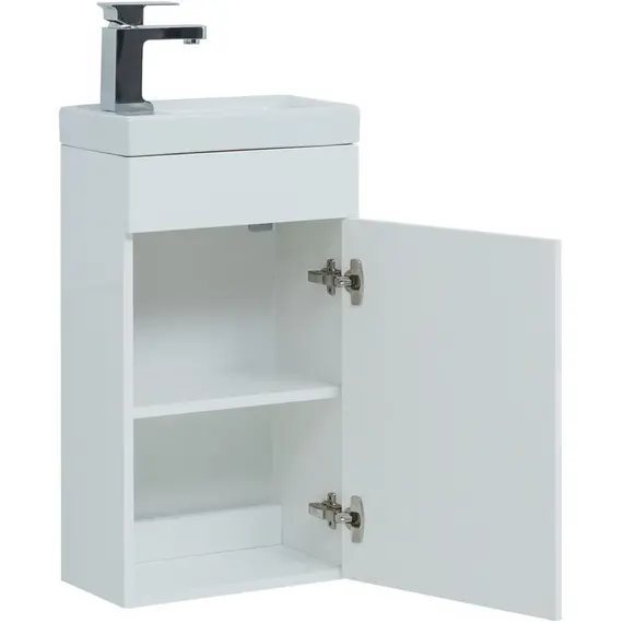 ТУМБА ПОД РАКОВИНУ AQUANET НОТА 40 R (MODUO) БЕЛЫЙ