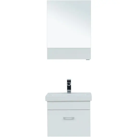 ТУМБА ПОД РАКОВИНУ AQUANET НОТА 50 (MODUO SLIM) БЕЛЫЙ