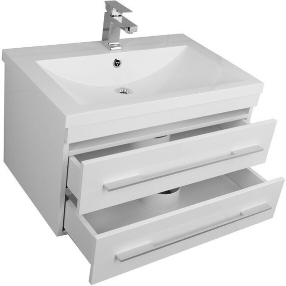 ТУМБА ПОД РАКОВИНУ AQUANET НОТА 75 БЕЛЫЙ