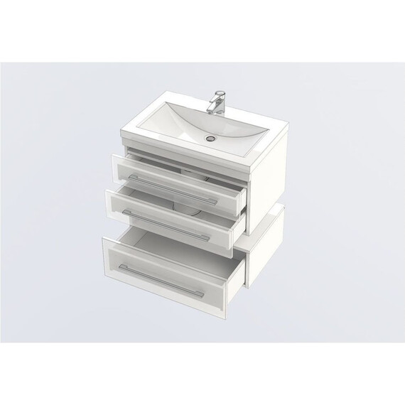 ТУМБА ПОД РАКОВИНУ AQUANET НОТА 75 БЕЛЫЙ