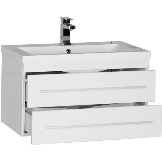 ТУМБА ПОД РАКОВИНУ AQUANET НОТА 75 БЕЛЫЙ