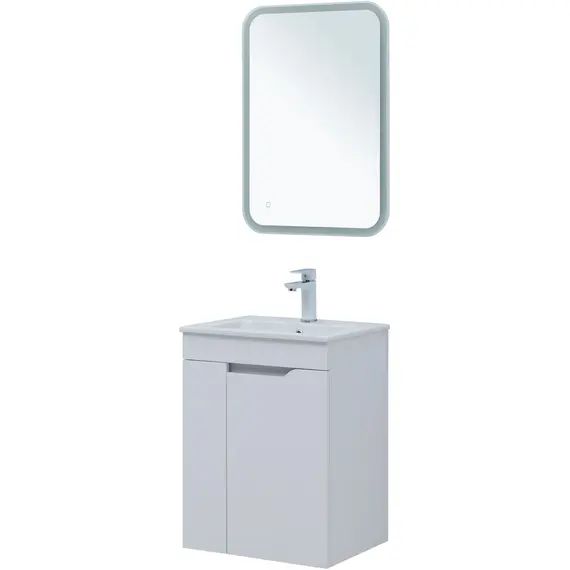 ТУМБА ПОД РАКОВИНУ AQUANET ПРАКТИКА 50 БЕЛЫЙ МАТОВЫЙ