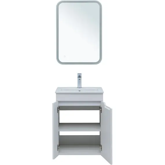 ТУМБА ПОД РАКОВИНУ AQUANET ПРАКТИКА 50 БЕЛЫЙ МАТОВЫЙ