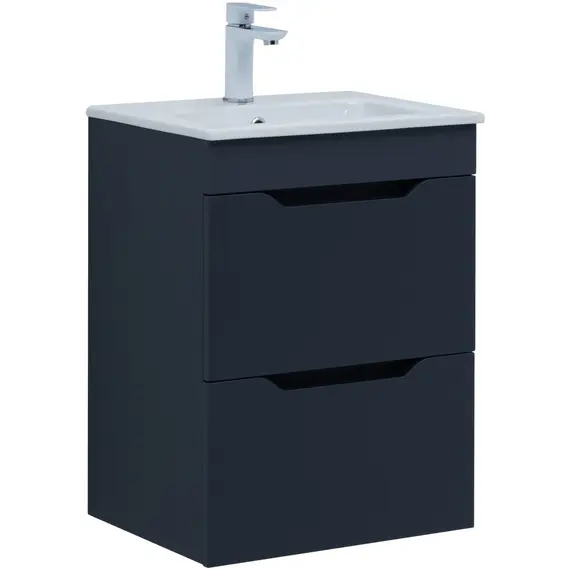 ТУМБА ПОД РАКОВИНУ AQUANET ПРАКТИКА 50 МАРЕНГО (2 ЯЩИКА)