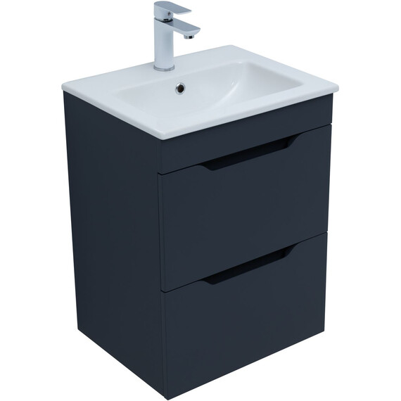 ТУМБА ПОД РАКОВИНУ AQUANET ПРАКТИКА 50 МАРЕНГО (2 ЯЩИКА)