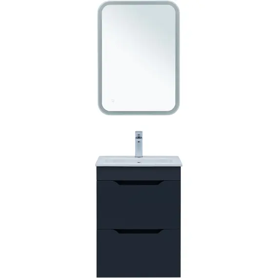 ТУМБА ПОД РАКОВИНУ AQUANET ПРАКТИКА 50 МАРЕНГО (2 ЯЩИКА)