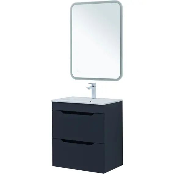 ТУМБА ПОД РАКОВИНУ AQUANET ПРАКТИКА 60 МАРЕНГО (2 ЯЩИКА)