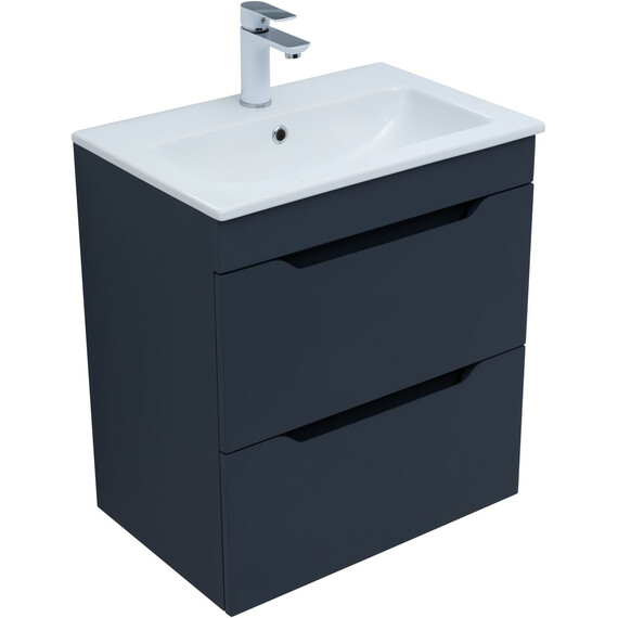 ТУМБА ПОД РАКОВИНУ AQUANET ПРАКТИКА 60 МАРЕНГО (2 ЯЩИКА)