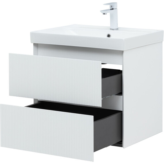 ТУМБА ПОД РАКОВИНУ AQUANET АЛЬТЕРА 60 БЕЛЫЙ МАТОВЫЙ