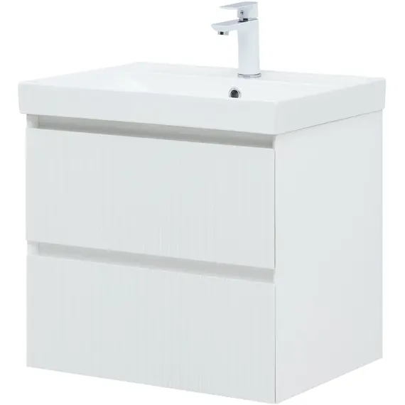 ТУМБА ПОД РАКОВИНУ AQUANET АЛЬТЕРА 60 БЕЛЫЙ МАТОВЫЙ