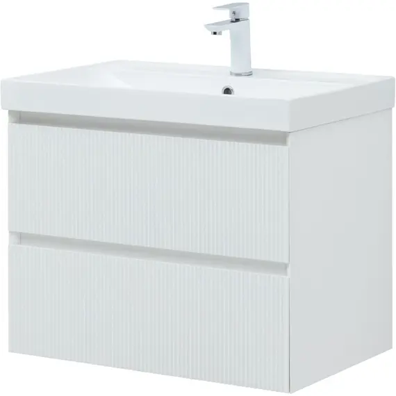 ТУМБА ПОД РАКОВИНУ AQUANET АЛЬТЕРА 70 БЕЛЫЙ МАТОВЫЙ