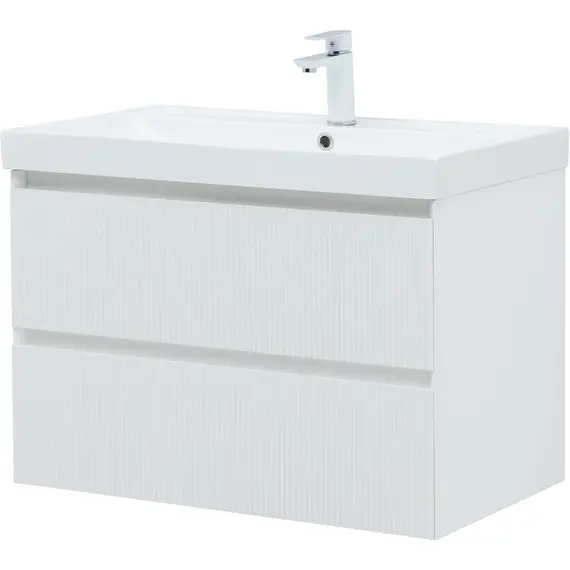 ТУМБА ПОД РАКОВИНУ AQUANET АЛЬТЕРА 80 БЕЛЫЙ МАТОВЫЙ