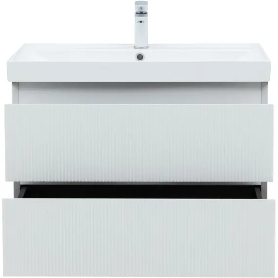 ТУМБА ПОД РАКОВИНУ AQUANET АЛЬТЕРА 80 БЕЛЫЙ МАТОВЫЙ