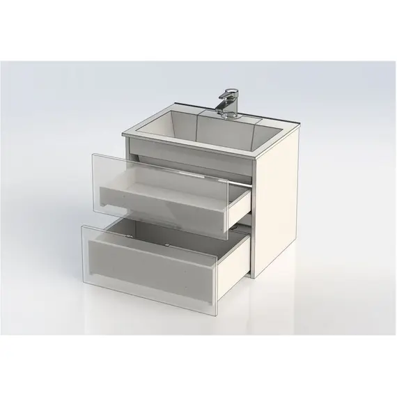 ТУМБА ПОД РАКОВИНУ AQUANET АЛВИТА 60 СЕРЫЙ АНТРАЦИТ