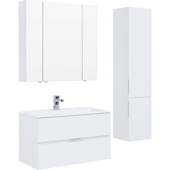 ТУМБА ПОД РАКОВИНУ AQUANET АЛВИТА 90 БЕЛЫЙ