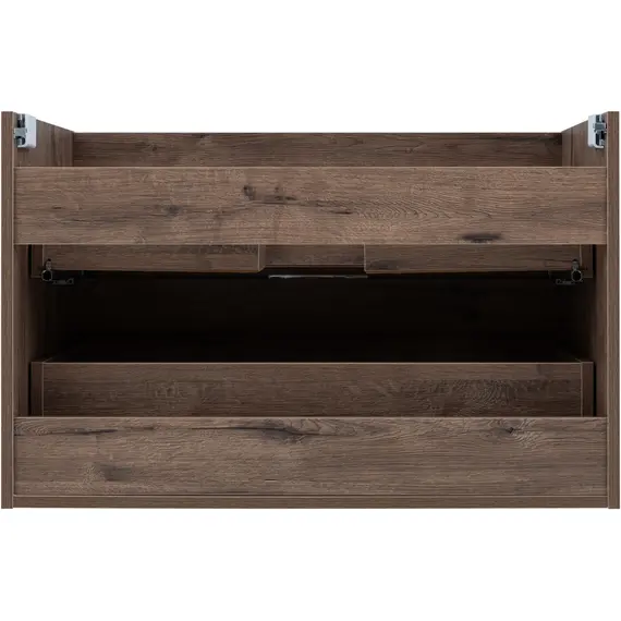 ТУМБА ПОД РАКОВИНУ AQUANET АЛВИТА NEW 80 2 ЯЩИКА, ДУБ ВЕЛЛИНГТОН ТАБАК