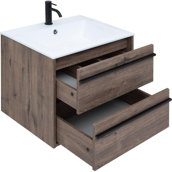 ТУМБА ПОД РАКОВИНУ AQUANET LINO 60 ДУБ ВЕЛЛИНГТОН