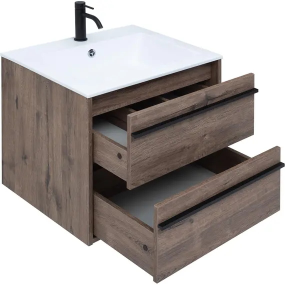 ТУМБА ПОД РАКОВИНУ AQUANET LINO 60 ДУБ ВЕЛЛИНГТОН