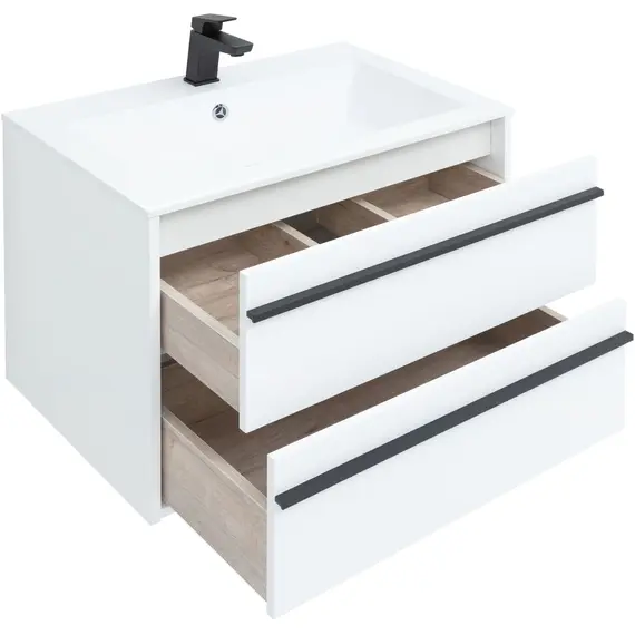 ТУМБА ПОД РАКОВИНУ AQUANET LINO 70 БЕЛЫЙ МАТОВЫЙ