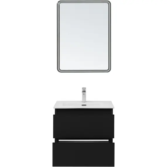 ТУМБА ПОД РАКОВИНУ AQUANET ВЕГА 2.0 60 ЧЕРНЫЙ