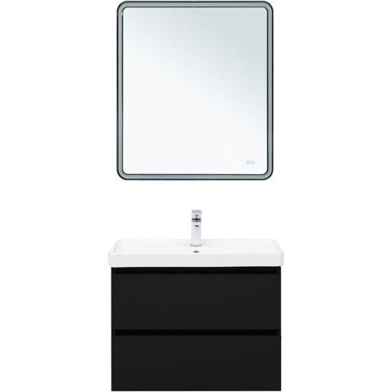 ТУМБА ПОД РАКОВИНУ AQUANET ВЕГА 2.0 70 ЧЕРНЫЙ