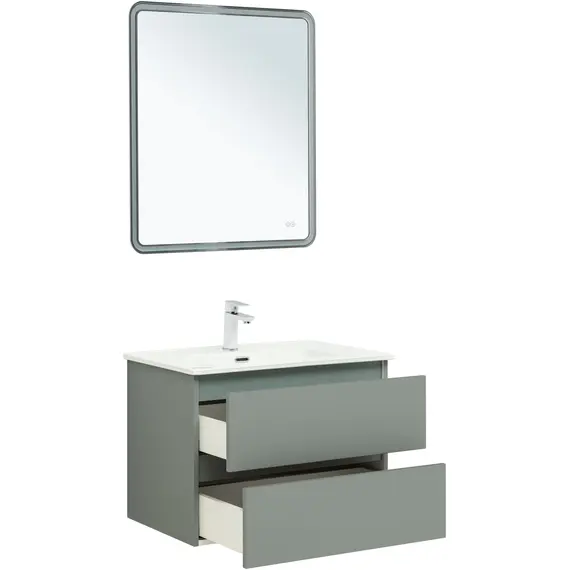 ТУМБА ПОД РАКОВИНУ AQUANET ВЕГА 2.0 70 МИСТИ ГРИН