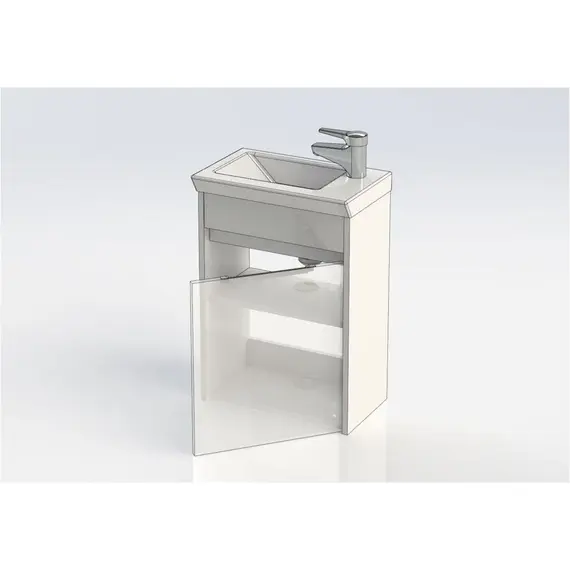 ТУМБА ПОД РАКОВИНУ AQUANET ДУВР 45 БЕЛЫЙ