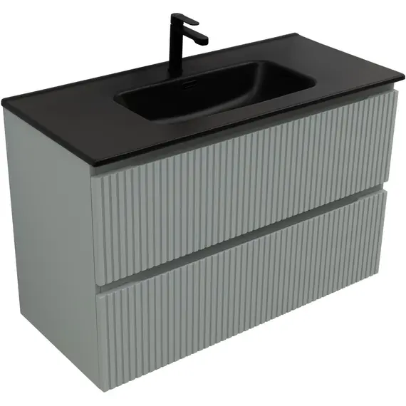 ТУМБА ПОД РАКОВИНУ AQUANET ДЖЕЙН (FLAT) 100 МИСТИ ГРИН