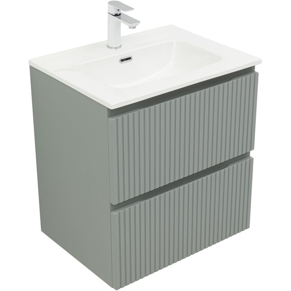 ТУМБА ПОД РАКОВИНУ AQUANET ДЖЕЙН (FLAT) 60 МИСТИ ГРИН