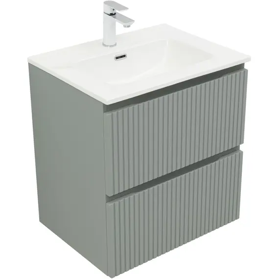 ТУМБА ПОД РАКОВИНУ AQUANET ДЖЕЙН (FLAT) 60 МИСТИ ГРИН