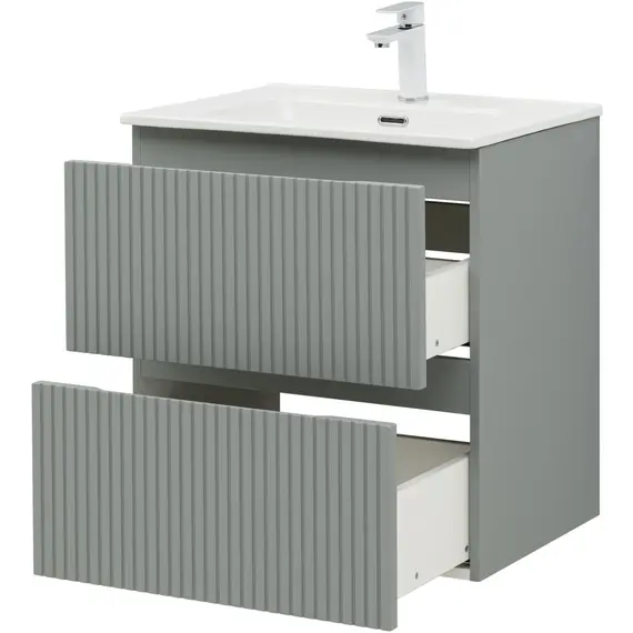 ТУМБА ПОД РАКОВИНУ AQUANET ДЖЕЙН (FLAT) 60 МИСТИ ГРИН