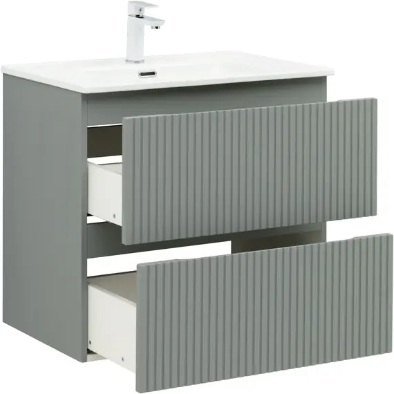 ТУМБА ПОД РАКОВИНУ AQUANET ДЖЕЙН (FLAT) 70 МИСТИ ГРИН