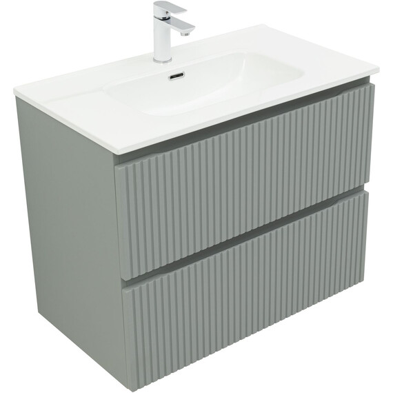 ТУМБА ПОД РАКОВИНУ AQUANET ДЖЕЙН (FLAT) 80 МИСТИ ГРИН