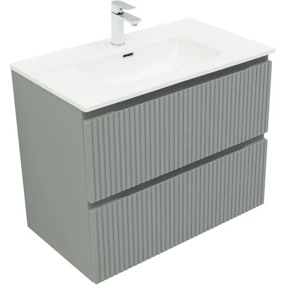 ТУМБА ПОД РАКОВИНУ AQUANET ДЖЕЙН (FLAT) 80 МИСТИ ГРИН