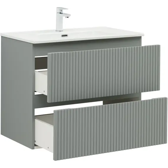 ТУМБА ПОД РАКОВИНУ AQUANET ДЖЕЙН (FLAT) 80 МИСТИ ГРИН