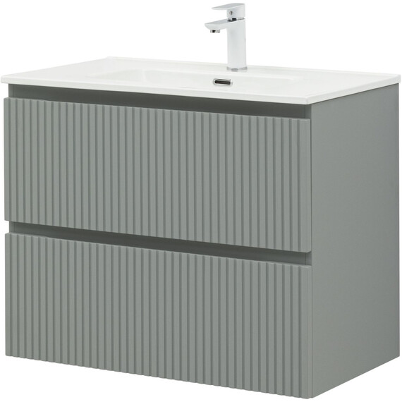 ТУМБА ПОД РАКОВИНУ AQUANET ДЖЕЙН (FLAT) 80 МИСТИ ГРИН