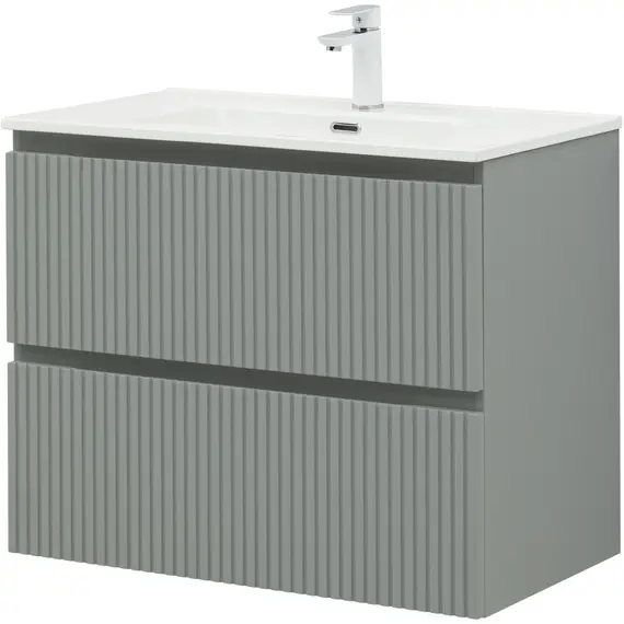 ТУМБА ПОД РАКОВИНУ AQUANET ДЖЕЙН (FLAT) 80 МИСТИ ГРИН