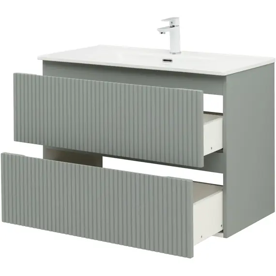 ТУМБА ПОД РАКОВИНУ AQUANET ДЖЕЙН (FLAT) 90 МИСТИ ГРИН