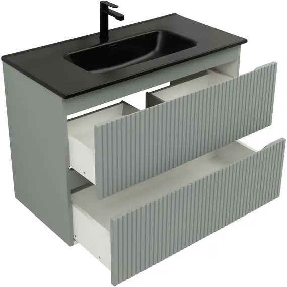 ТУМБА ПОД РАКОВИНУ AQUANET ДЖЕЙН (FLAT) 90 МИСТИ ГРИН