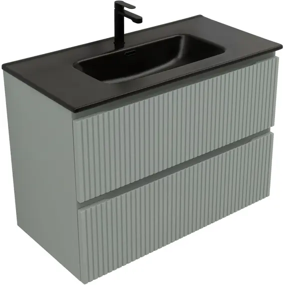 ТУМБА ПОД РАКОВИНУ AQUANET ДЖЕЙН (FLAT) 90 МИСТИ ГРИН