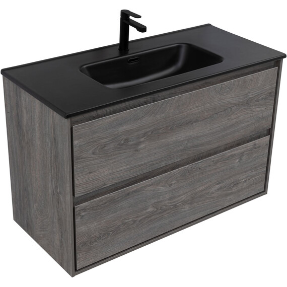 ТУМБА ПОД РАКОВИНУ AQUANET МИЛАН 100 ДУБ РОШЕЛЬЕ