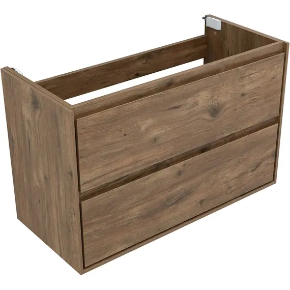 ТУМБА ПОД РАКОВИНУ AQUANET МИЛАН 100 ДУБ РУСТИКАЛЬНЫЙ