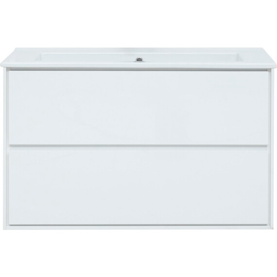 ТУМБА ПОД РАКОВИНУ AQUANET МИЛАН 105 БЕЛЫЙ ГЛЯНЕЦ