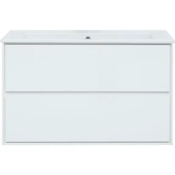 ТУМБА ПОД РАКОВИНУ AQUANET МИЛАН 105 БЕЛЫЙ ГЛЯНЕЦ