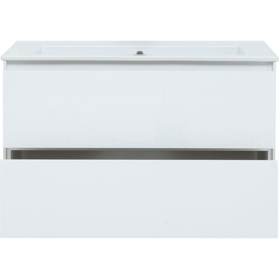 ТУМБА ПОД РАКОВИНУ AQUANET МИЛАН 105 БЕЛЫЙ ГЛЯНЕЦ