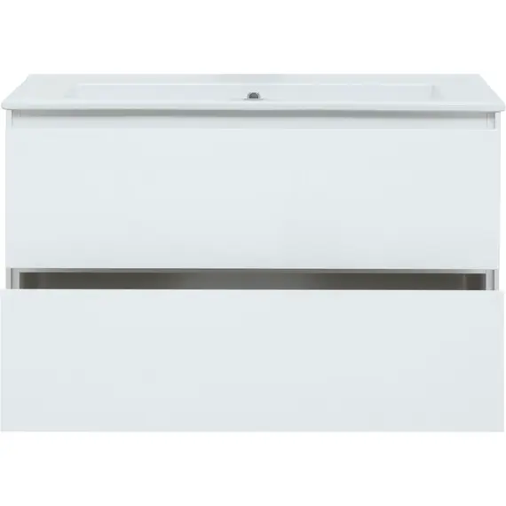 ТУМБА ПОД РАКОВИНУ AQUANET МИЛАН 105 БЕЛЫЙ ГЛЯНЕЦ