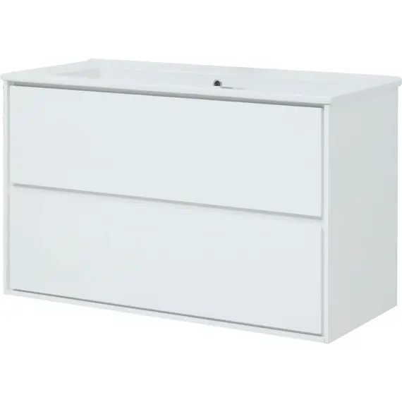 ТУМБА ПОД РАКОВИНУ AQUANET МИЛАН 105 БЕЛЫЙ ГЛЯНЕЦ